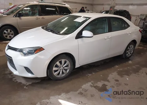 2015 Toyota Corolla Le z USA, uszkodzony, nr VIN 2T1BURHE7FC467285